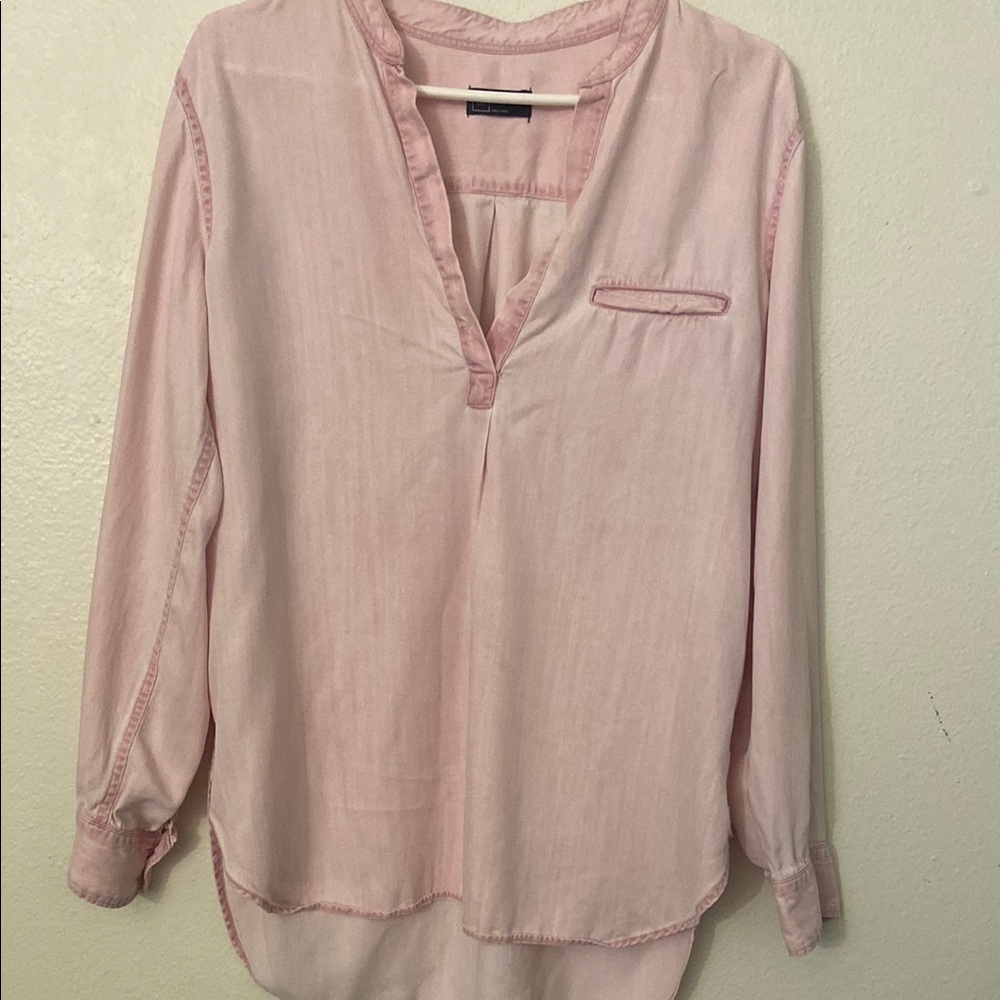 GAP Light Pink Tunic Blouse